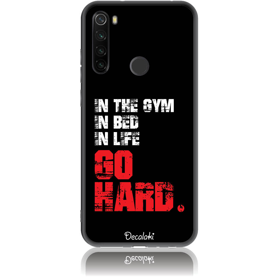 S50133RN8T Θήκη για Xiaomi Redmi Note 8T Go Hard Gym Addicted - Image 1