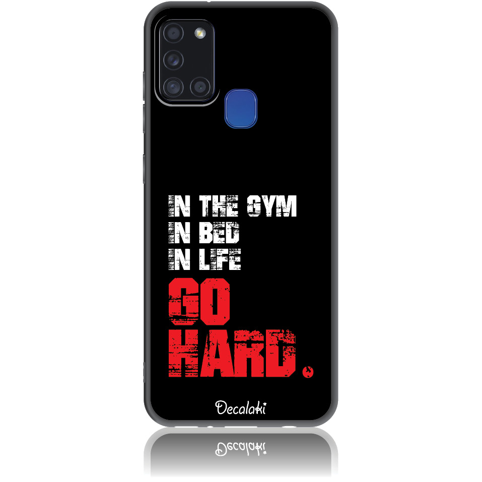 S50133SA21S Θήκη για Samsung Galaxy A21s Go Hard Gym Addicted - Image 1