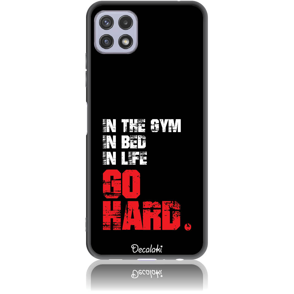 S50133SA22 Θήκη για Samsung Galaxy A22 5G Go Hard Gym Addicted - Image 1