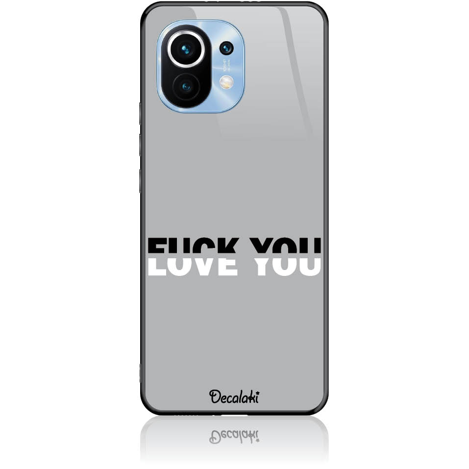 T50008MI11 Θήκη για Xiaomi Mi 11 Fuck You or Love You - Image 1
