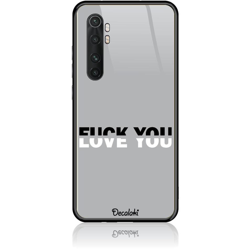 T50008MN10L Θήκη για Xiaomi Mi Note 10 Lite Fuck You or Love You - Image 1