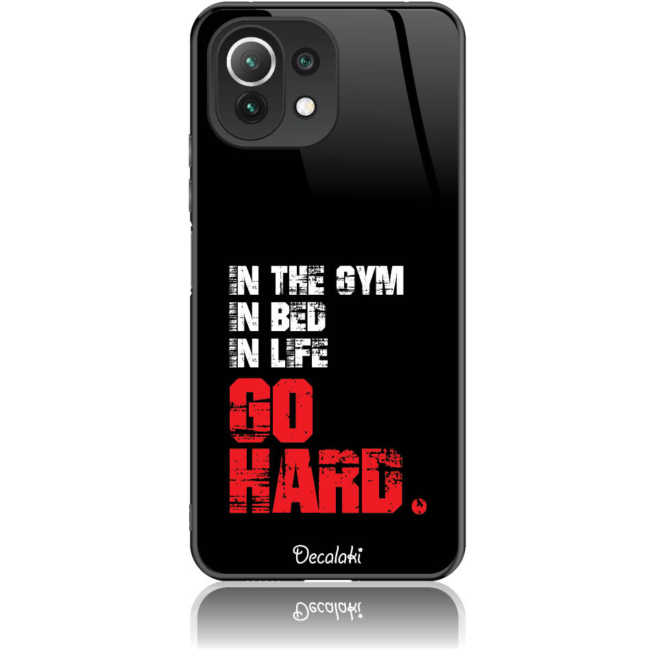 T50133MI11L Θήκη για Xiaomi Mi 11 Lite Go Hard Gym Addicted - Image 1