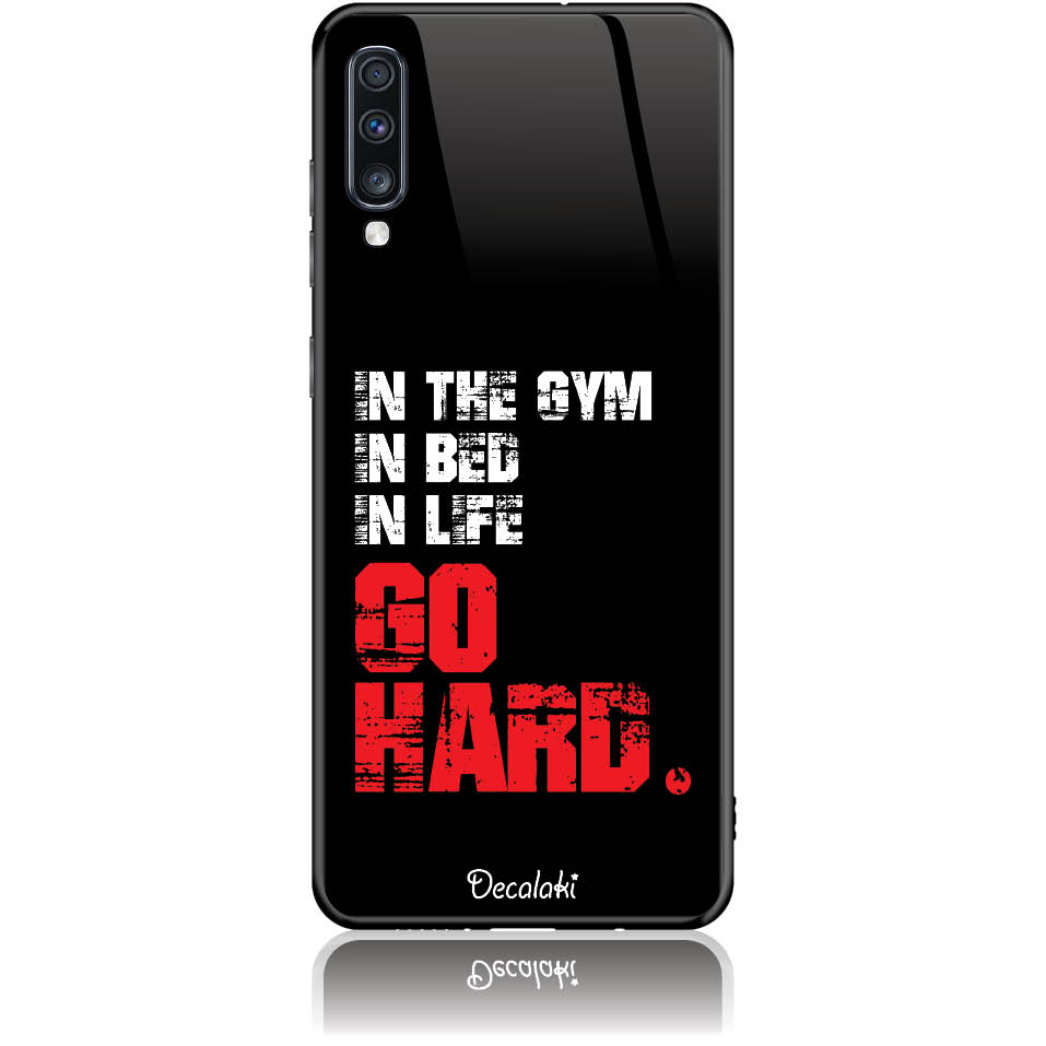 T50133SA70 Θήκη για Samsung Galaxy A70 Go Hard Gym Addicted - Image 1
