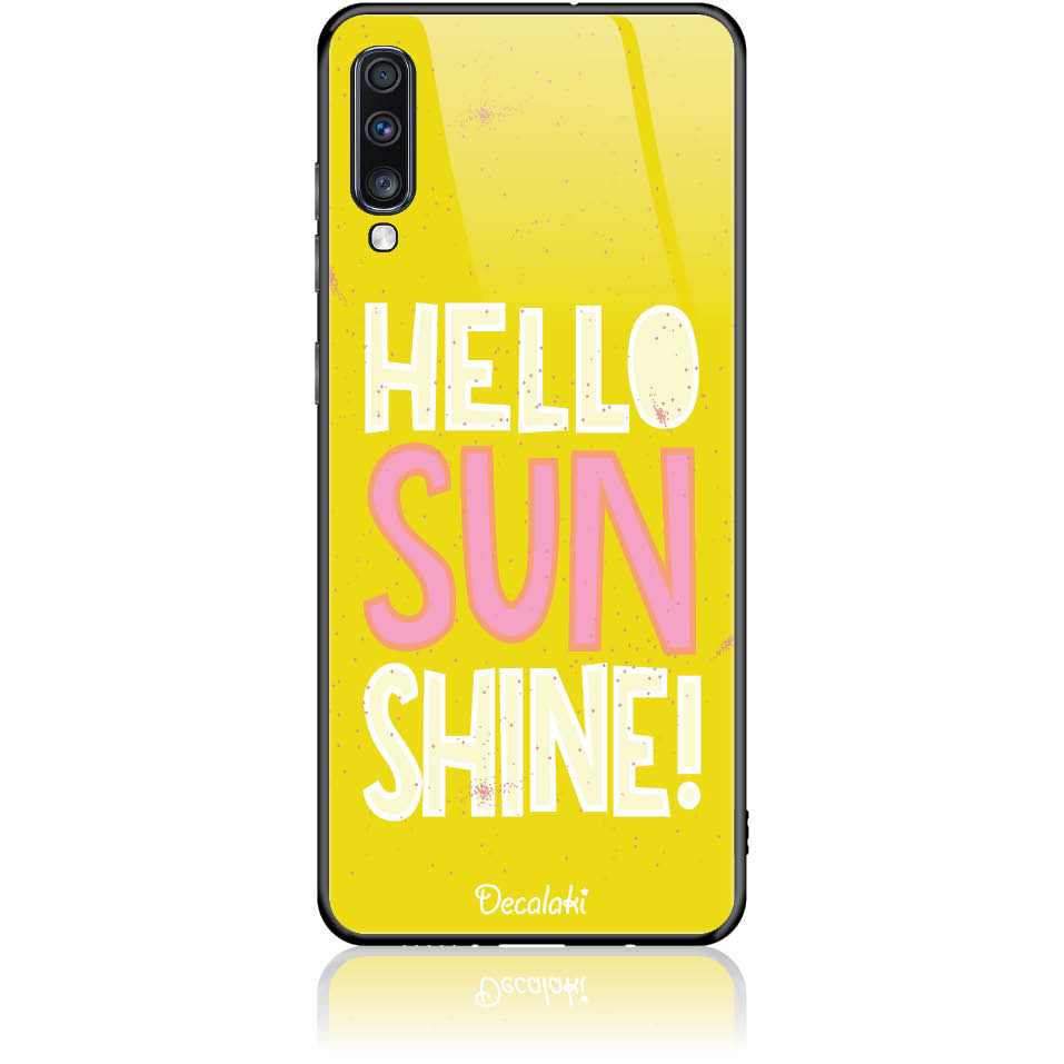 T50377SA70 Θήκη για Samsung Galaxy A70 Hello Sunshine - Image 1