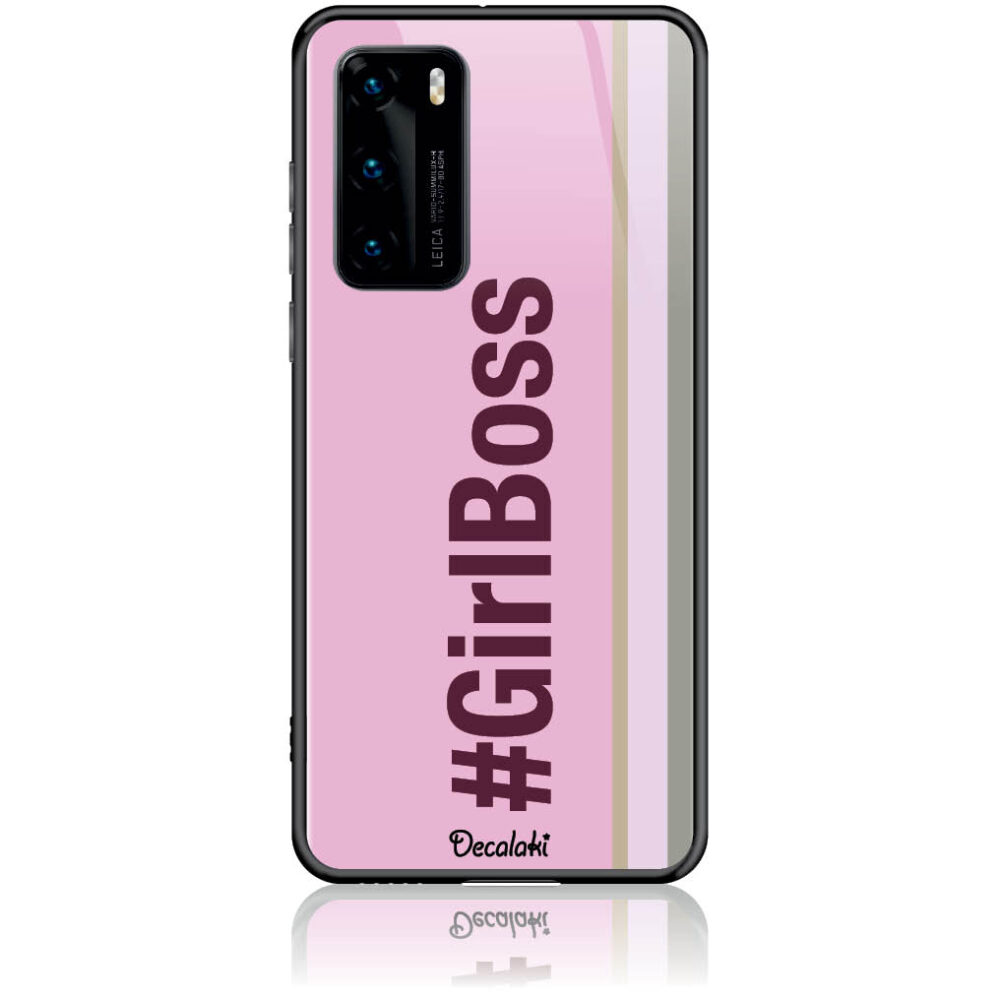 T50386HP40 Θήκη για Huawei P40 #GirlBoss - Image 1