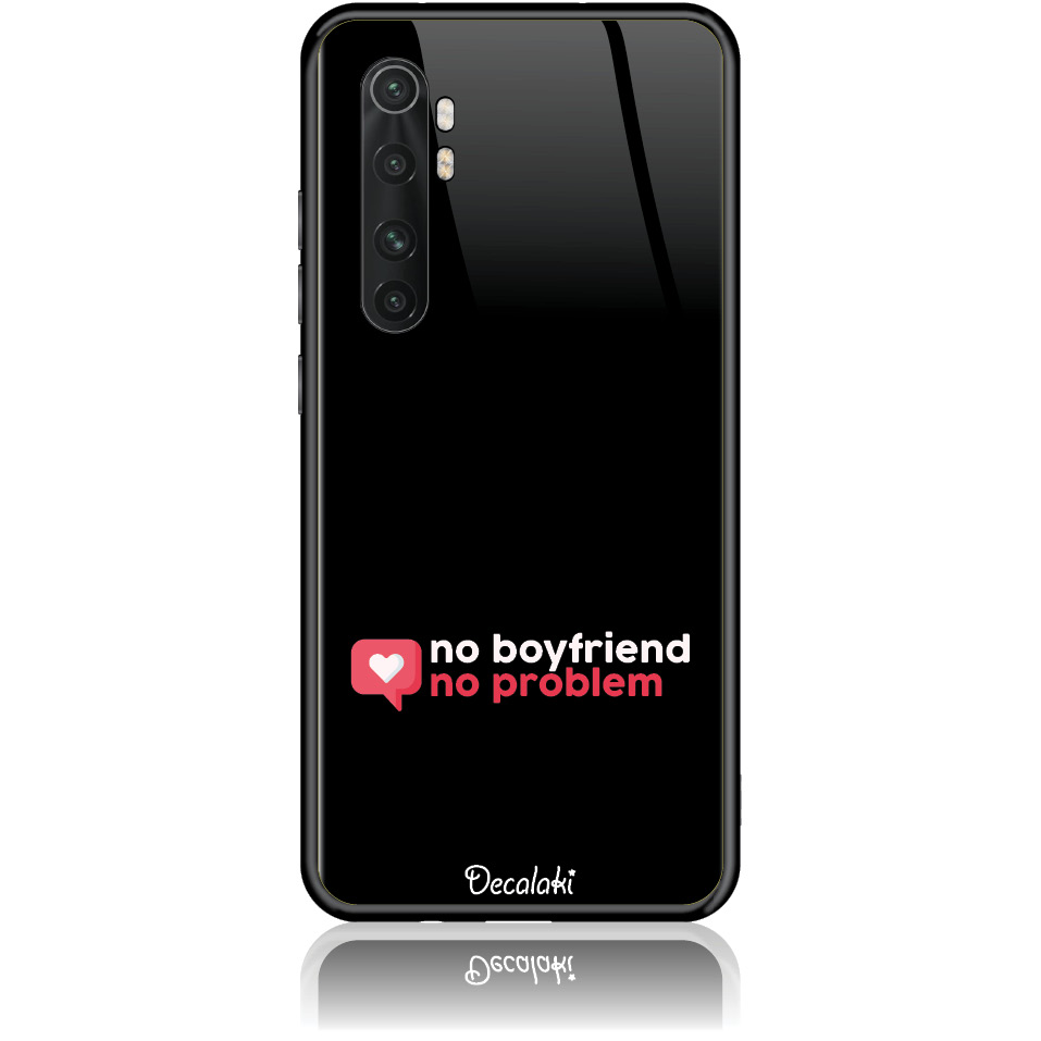 T50410MN10L Θήκη για Xiaomi Mi Note 10 Lite No Boyfriend No Problem - Image 1