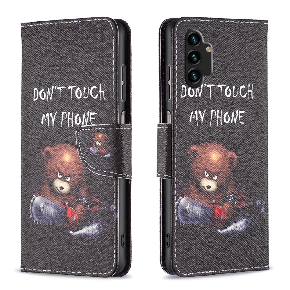 Θήκη Samsung Galaxy A13 OEM Angry bear with chainsaw με βάση στήριξης Θήκη Samsung Galaxy A13 OEM Angry bear with chainsaw με βάση στήριξης