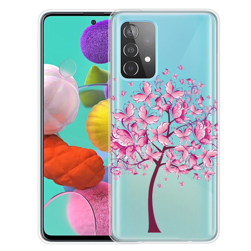 Θήκη Samsung Galaxy A13 OEM σχέδιο Pink Flowers πλάτη TPU Θήκη Samsung Galaxy A13 OEM σχέδιο Pink Flowers πλάτη TPU