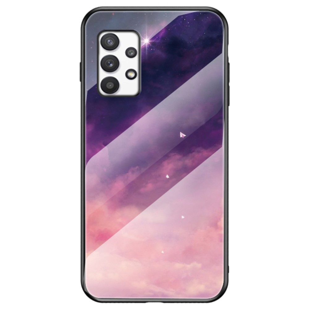 Θήκη Samsung Galaxy A33 5G OEM σχέδιο Fantasy Sky με πλάτη από Tempered Glass και εσωτερικό TPU