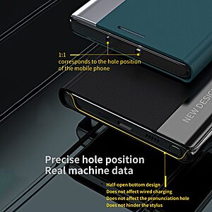 Θήκη Samsung Galaxy A53 5G New Design Leather Stand Cover από συνθετικό δέρμα μαύρο - Image 5