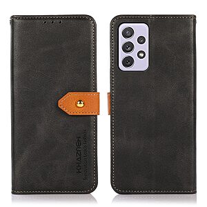 Θήκη Samsung Galaxy A73 5G KHAZNEH Leather Wallet Golden Clasp με βάση στήριξης