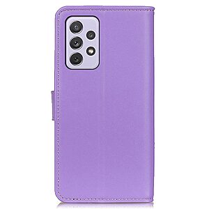 Θήκη Samsung Galaxy A73 5G Mad Mask Leather Wallet Case με βάση στήριξης, υποδοχές καρτών και μαγνητικό κούμπωμα Flip Wallet από συνθετικό δέρμα μωβ - Image 3