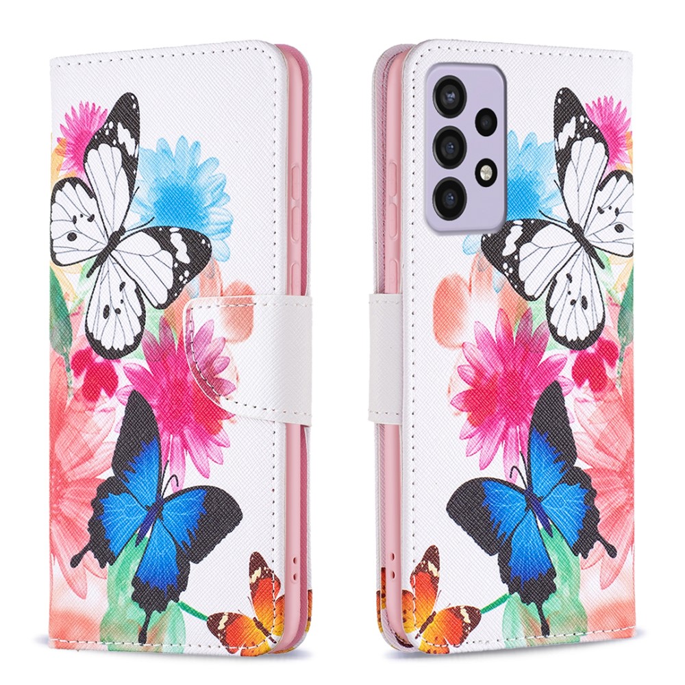 Θήκη Samsung Galaxy A73 5G OEM Vivid Butterflies με βάση στήριξης