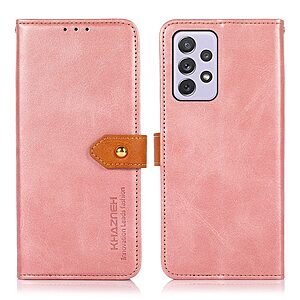 Θήκη Samsung Galaxy A73 5G KHAZNEH Leather Wallet Golden Clasp με βάση στήριξης