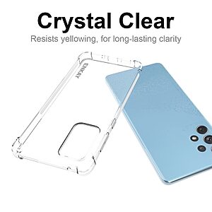 Θήκη Samsung Galaxy A73 5G ENKAY Enkay Silicone Sockproof Anti-Slip Transparent Πλάτη TPU διάφανη - Image 5