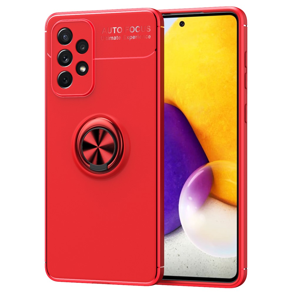 Θήκη Samsung Galaxy A73 5G OEM Magnetic Ring Kickstand / Μαγνητικό δαχτυλίδι / Βάση στήριξης TPU κόκκινο