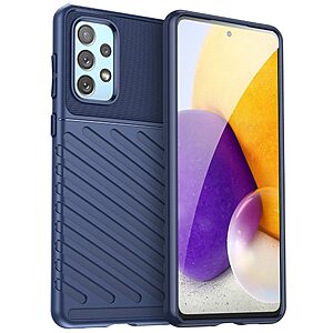 Θήκη Samsung Galaxy A73 5G OEM Thunder Series Πλάτη από ενισχυμένο TPU μπλε
