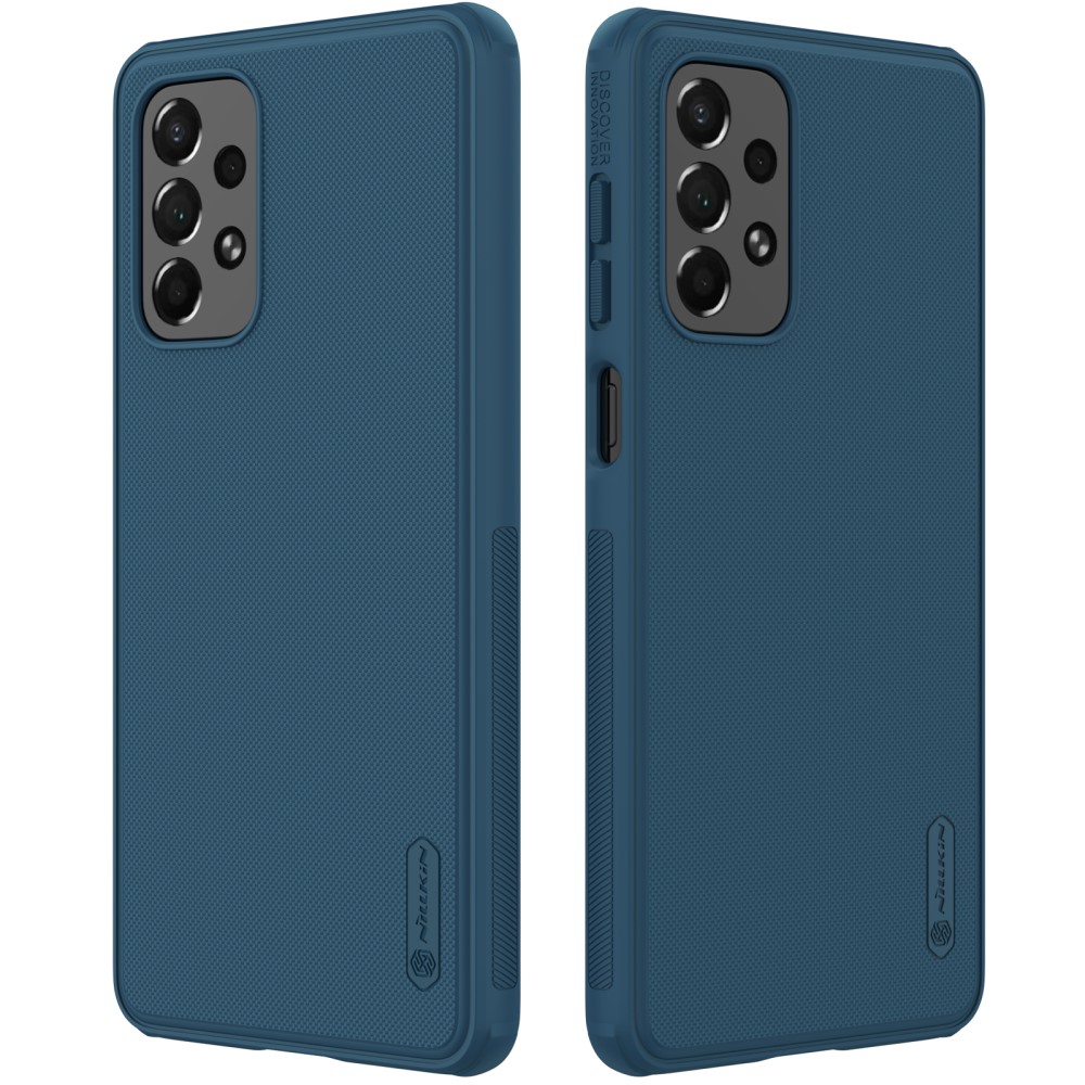Θήκη Samsung Galaxy A73 5G NiLLkin Super Frosted Shield Pro Series Πλάτη από Premium σκληρό TPU μπλε