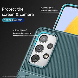 Θήκη Samsung Galaxy A73 5G OEM Thunder Series Πλάτη από ενισχυμένο TPU πράσινο - Image 4