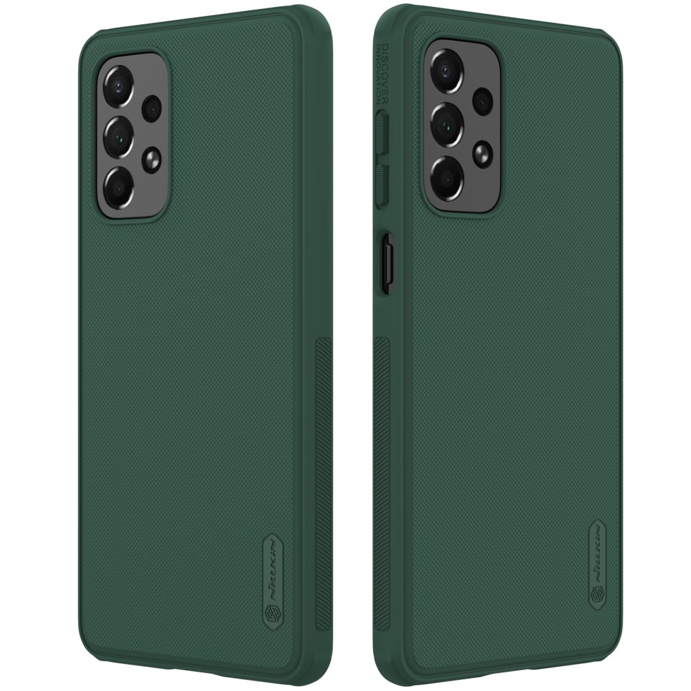 Θήκη Samsung Galaxy A73 5G NiLLkin Super Frosted Shield Pro Series Πλάτη από Premium σκληρό TPU πράσινο