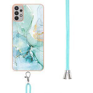 Θήκη Samsung Galaxy A73 5G OEM πλάτη κορδόνι με μεταλιζέ περίβλημα από αντικραδασμικό TPU πράσινο - Image 3