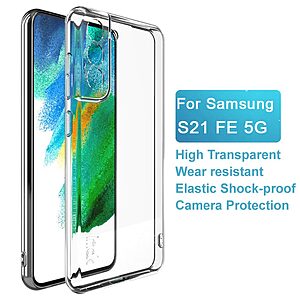 Θήκη Samsung Galaxy S21 FE IMAK UX-5 Series Soft TPU πλάτη διάφανη - Image 3