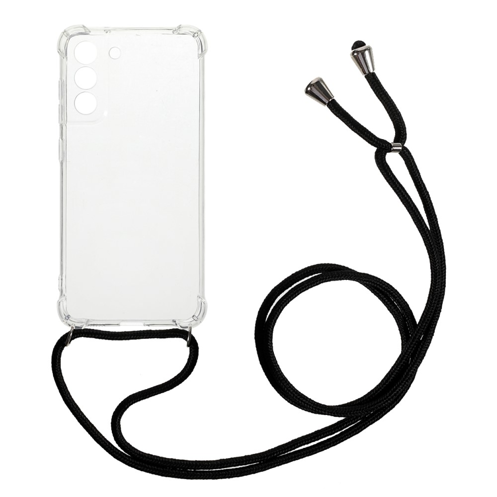 Θήκη Samsung Galaxy S21 FE OEM Silicone Sockproof Transparent πλάτη με κορδόνι από αντικραδασμικό TPU
