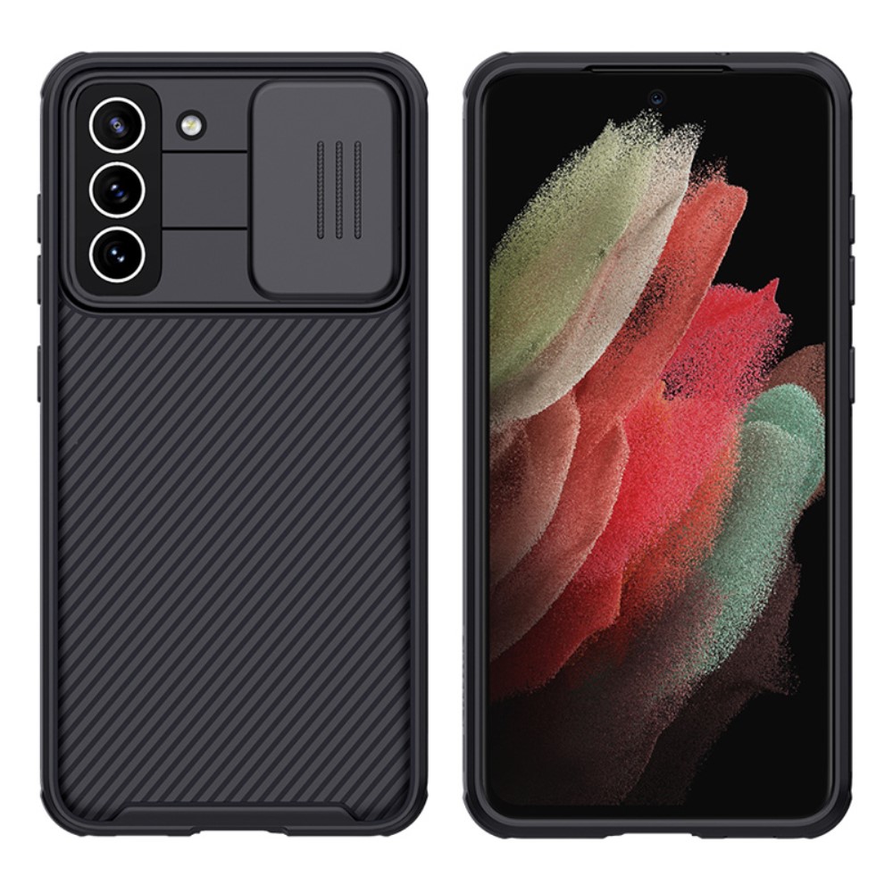 Θήκη Samsung Galaxy S21 FE NiLLkin Camshield Pro Series Πλάτη με προστασία για την κάμερα από σκλήρό Premium TPU μαύρο Θήκη Samsung Galaxy S21 FE NiLLkin Camshield Pro Series Πλάτη με προστασία για την κάμερα από σκλήρό Premium TPU μαύρο