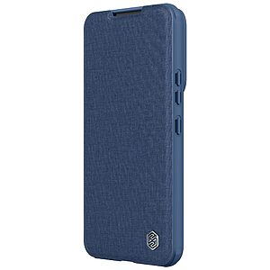 Θήκη Samsung Galaxy S22 Plus 5G NiLLkin Qin Pro Series με προστασία κάμερας Flip Wallet από σκληρό πλαστικό με ύφασμα και συνθετικό δέρμα μπλε - Image 4