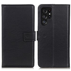 Θήκη Samsung Galaxy S22 Ultra 5G OEM Leather Wallet Case με βάση στήριξης