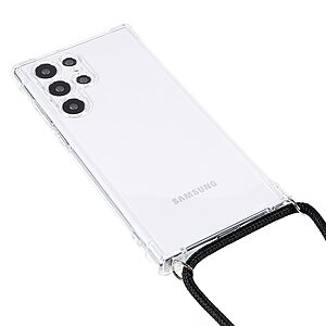 Θήκη Samsung Galaxy S22 Ultra 5G OEM Silicone Sockproof Transparent πλάτη με κορδόνι από αντικραδασμικό TPU - Image 2