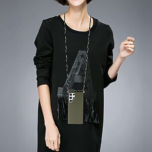 Θήκη Samsung Galaxy S22 Ultra 5G OEM Soft Silicone Sockproof πλάτη με κορδόνι από αντικραδασμικό TPU πράσινο - Image 4