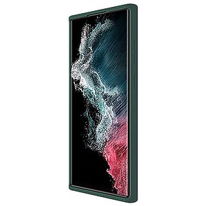 Θήκη Samsung Galaxy S22 Ultra 5G NiLLkin Camshield Liquid Series Πλάτη με προστασία για την κάμερα από σκλήρό Premium TPU πράσινο - Image 5