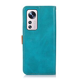 Θήκη Xiaomi 12 5G / 12X 5G KHAZNEH Leather Wallet Golden Clasp με βάση στήριξης, υποδοχές καρτών και μαγνητικό κούμπωμα μπλε - Image 3