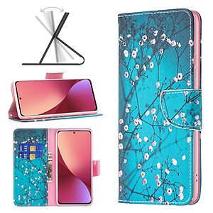 Θήκη Xiaomi 12 5G / 12X 5G OEM Wintersweet με βάση στήριξης, υποδοχές καρτών και μαγνητικό κούμπωμα Flip Wallet από συνθετικό δέρμα και TPU - Image 4