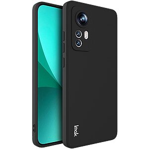 Θήκη Xiaomi 12 5G / 12X 5G IMAK UC-4 Series Soft Ultra Slim TPU πλάτη μαύρο
