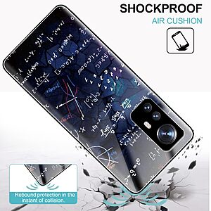 Θήκη Xiaomi 12 5G / 12X 5G OEM σχέδιο Equation με πλάτη από Tempered Glass και εσωτερικό TPU - Image 3