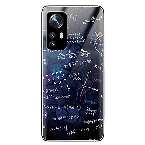 Θήκη Xiaomi 12 5G / 12X 5G OEM σχέδιο Equation με πλάτη από Tempered Glass και εσωτερικό TPU