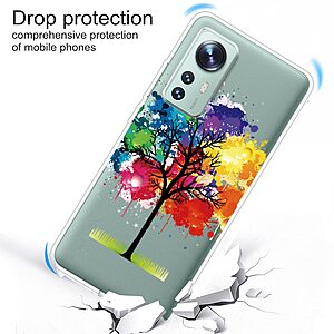 Θήκη Xiaomi 12 5G / 12X 5G OEM σχέδιο Colorful Tree πλάτη TPU - Image 4