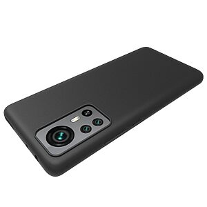 Θήκη Xiaomi 12 Pro 5G OEM Matte Premium v2 Πλάτη με ημίσκληρο TPU μαύρο - Image 5