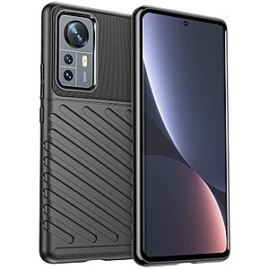 Θήκη Xiaomi 12 Pro 5G OEM Thunder Series Πλάτη από ενισχυμένο TPU μαύρο