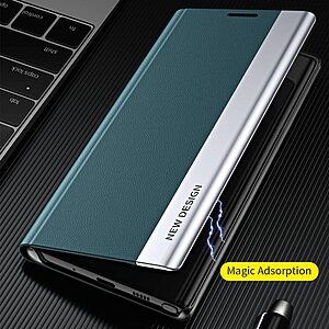 Θήκη Xiaomi Poco X4 Pro 5G New Design Leather Stand Cover από συνθετικό δέρμα μαύρο - Image 4
