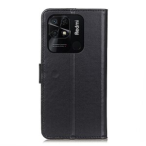 Θήκη Xiaomi Redmi 10C Mad Mask Leather Wallet Case με βάση στήριξης, υποδοχές καρτών και μαγνητικό κούμπωμα Flip Wallet από συνθετικό δέρμα μαύρο - Image 3