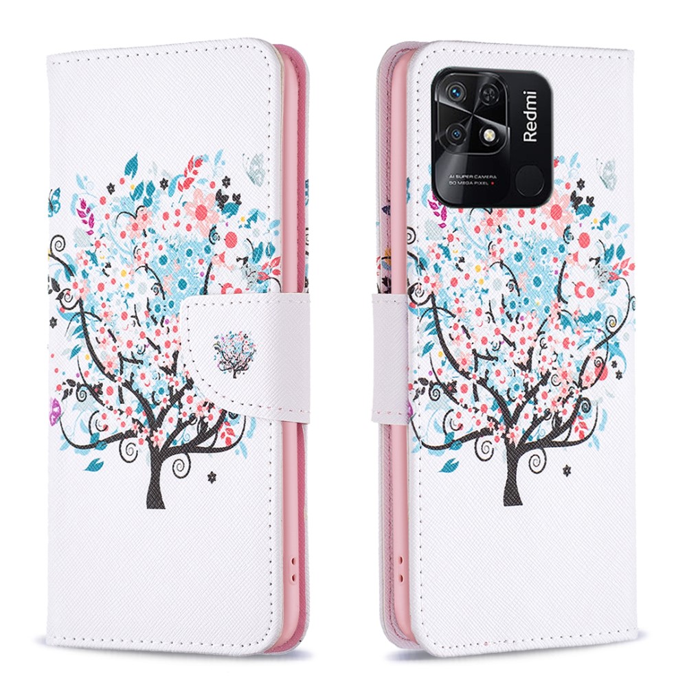 Θήκη Xiaomi Redmi 10C OEM Flowered Tree με βάση στήριξης Θήκη Xiaomi Redmi 10C OEM Flowered Tree με βάση στήριξης
