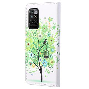 Θήκη Xiaomi Redmi Note 11 / 11S OEM Green Tree με βάση στήριξης, υποδοχές καρτών και μαγνητικό κούμπωμα Flip Wallet από συνθετικό δέρμα και TPU - Image 3