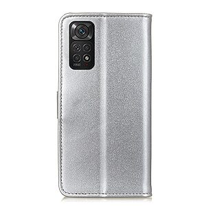 Θήκη Xiaomi Redmi Note 11 / 11S Mad Mask Leather Wallet Case με βάση στήριξης, υποδοχές καρτών και μαγνητικό κούμπωμα Flip Wallet από συνθετικό δέρμα ασημί - Image 3