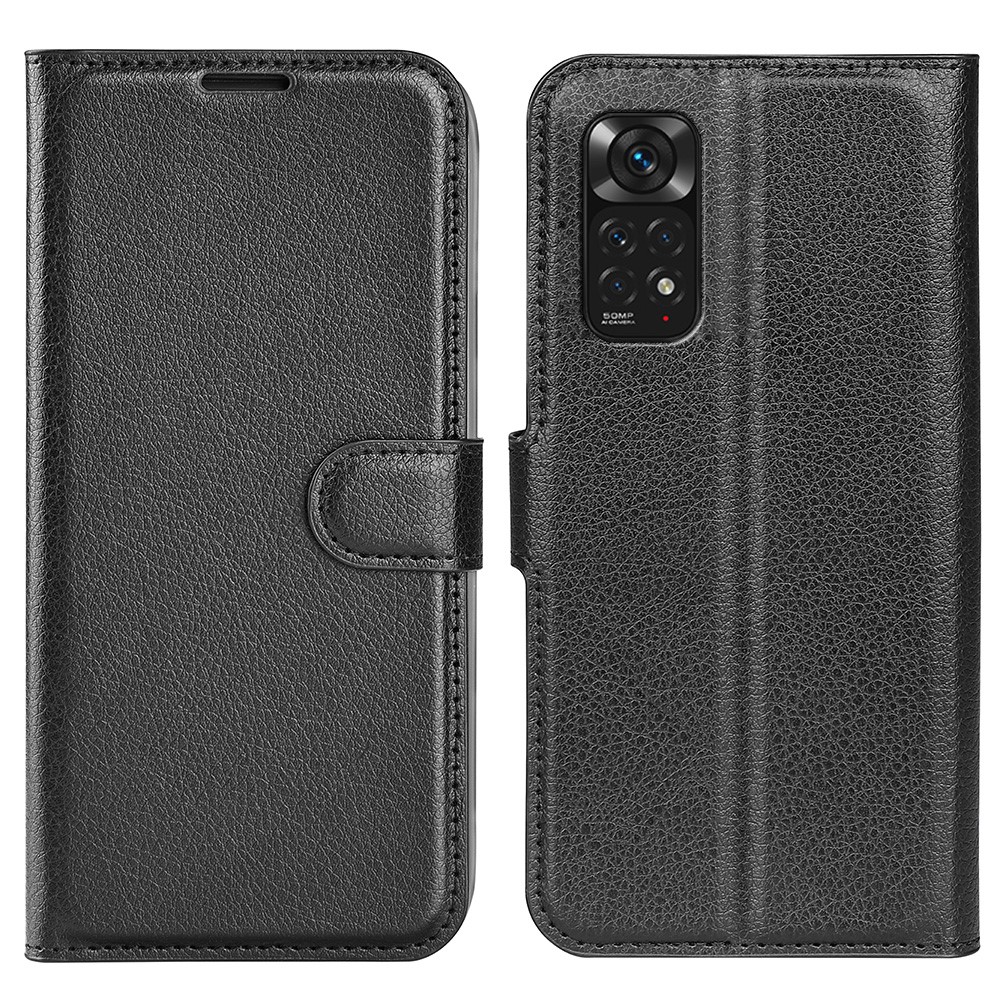 Θήκη Xiaomi Redmi Note 11 / 11S OEM Litchi Skin Leather με βάση στήριξης Θήκη Xiaomi Redmi Note 11 / 11S OEM Litchi Skin Leather με βάση στήριξης