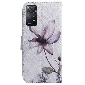 Θήκη Xiaomi Redmi Note 11 Pro / 11 Pro 5G OEM Rare Flower με βάση στήριξης, υποδοχές καρτών και μαγνητικό κούμπωμα Flip Wallet από συνθετικό δέρμα και TPU - Image 3