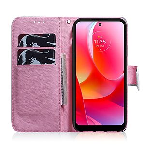 Θήκη Xiaomi Redmi Note 11 Pro / 11 Pro 5G OEM Rare Flower με βάση στήριξης, υποδοχές καρτών και μαγνητικό κούμπωμα Flip Wallet από συνθετικό δέρμα και TPU - Image 4