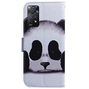 Θήκη Xiaomi Redmi Note 11 Pro / 11 Pro 5G OEM Cute Panda με βάση στήριξης, υποδοχές καρτών και μαγνητικό κούμπωμα Flip Wallet από συνθετικό δέρμα και TPU - Image 3